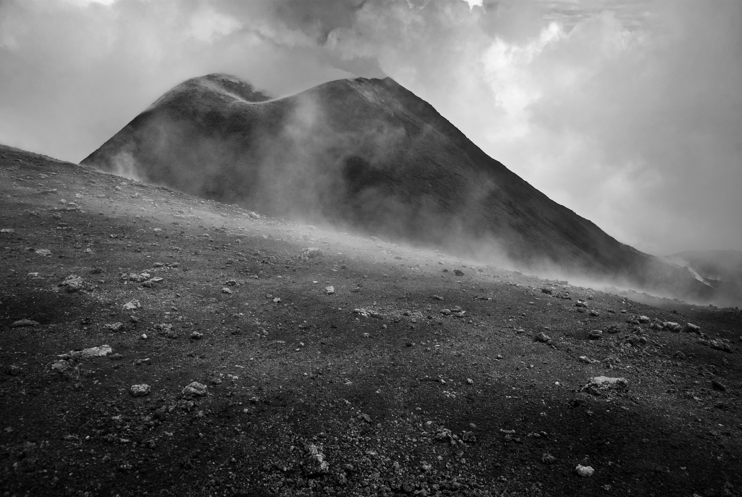 Vulkanen Etna på Sicilien